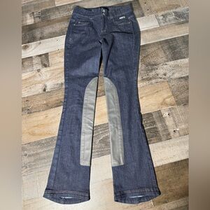 Kerrits Denim Full Seat Riding Breeches | Stretch Equestrian Pants | Size S